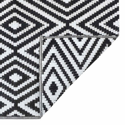 Outdoor-Teppich Arakil Pp Weiß Und Schwarz 190 x 290 cm