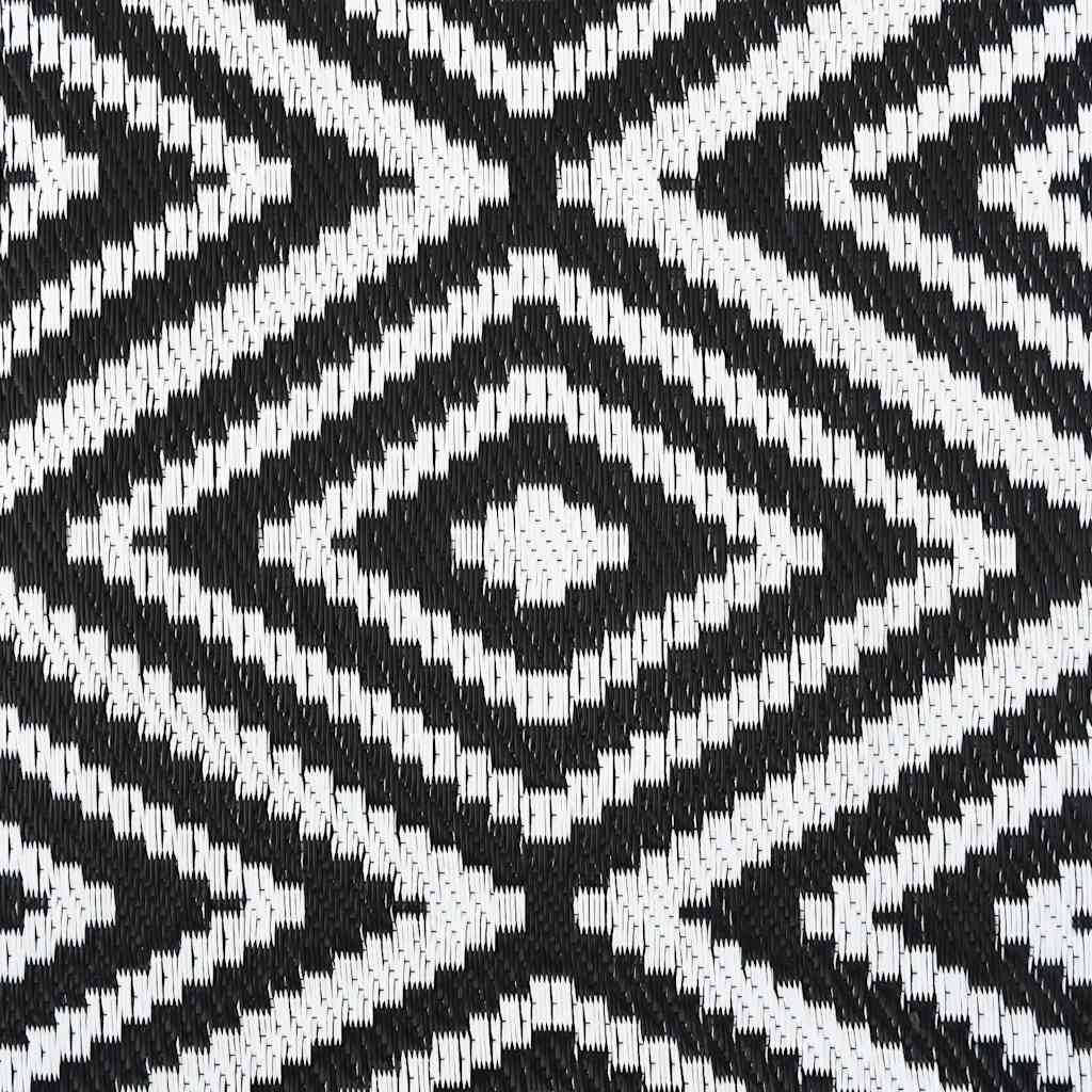 Outdoor-Teppich Arakil Pp Weiß Und Schwarz 190 x 290 cm