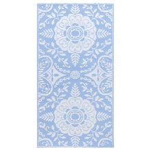 Outdoor-Teppich ARAKIL Babyblau 80x150 cm PP