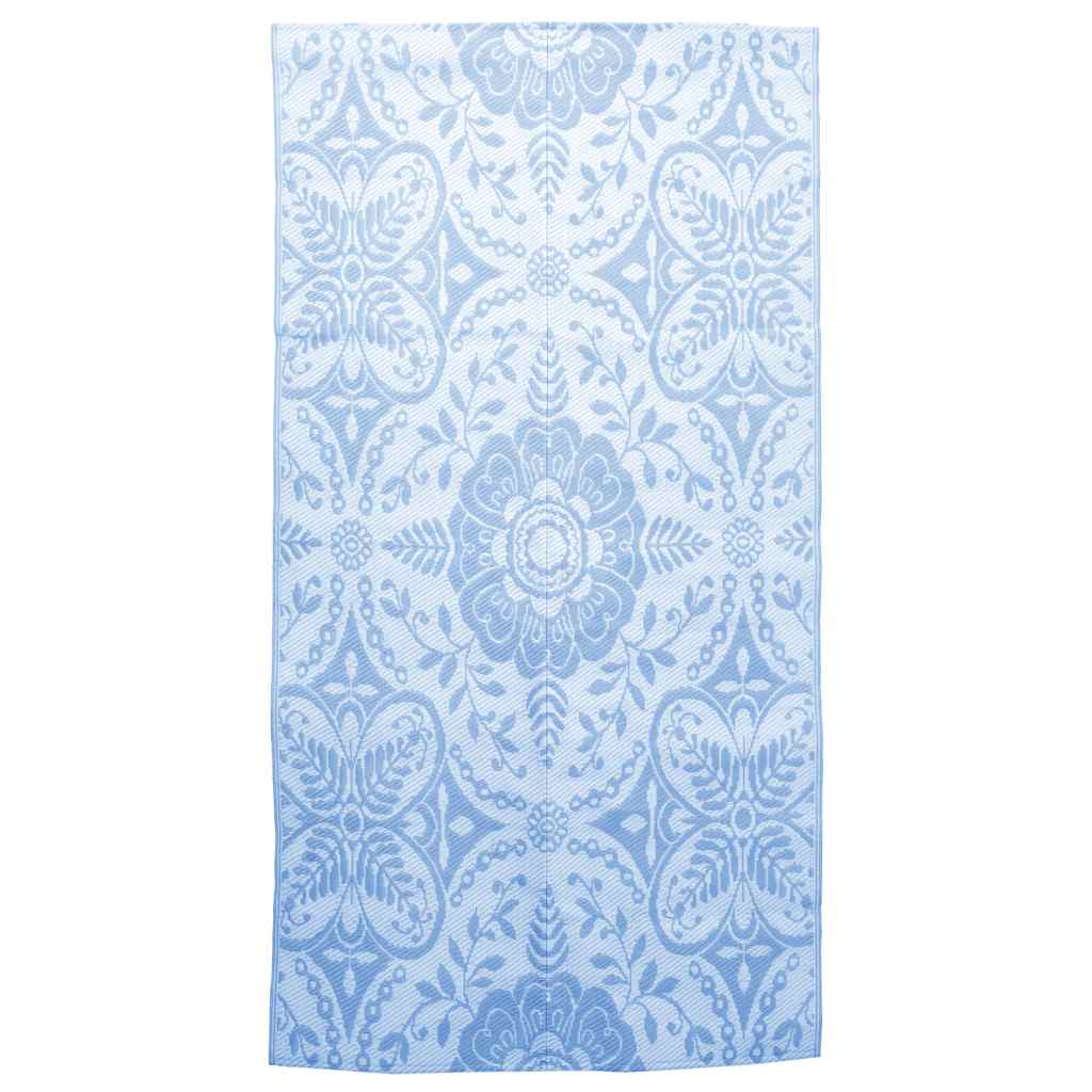 Outdoor-Teppich ARAKIL Babyblau 120x180 cm PP