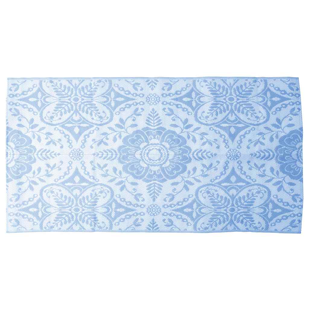 Outdoor-Teppich ARAKIL Babyblau 160x230 cm PP