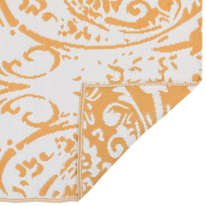 Outdoor-Teppich Arakil Pp Orange Und Weiß 190 x 290 cm