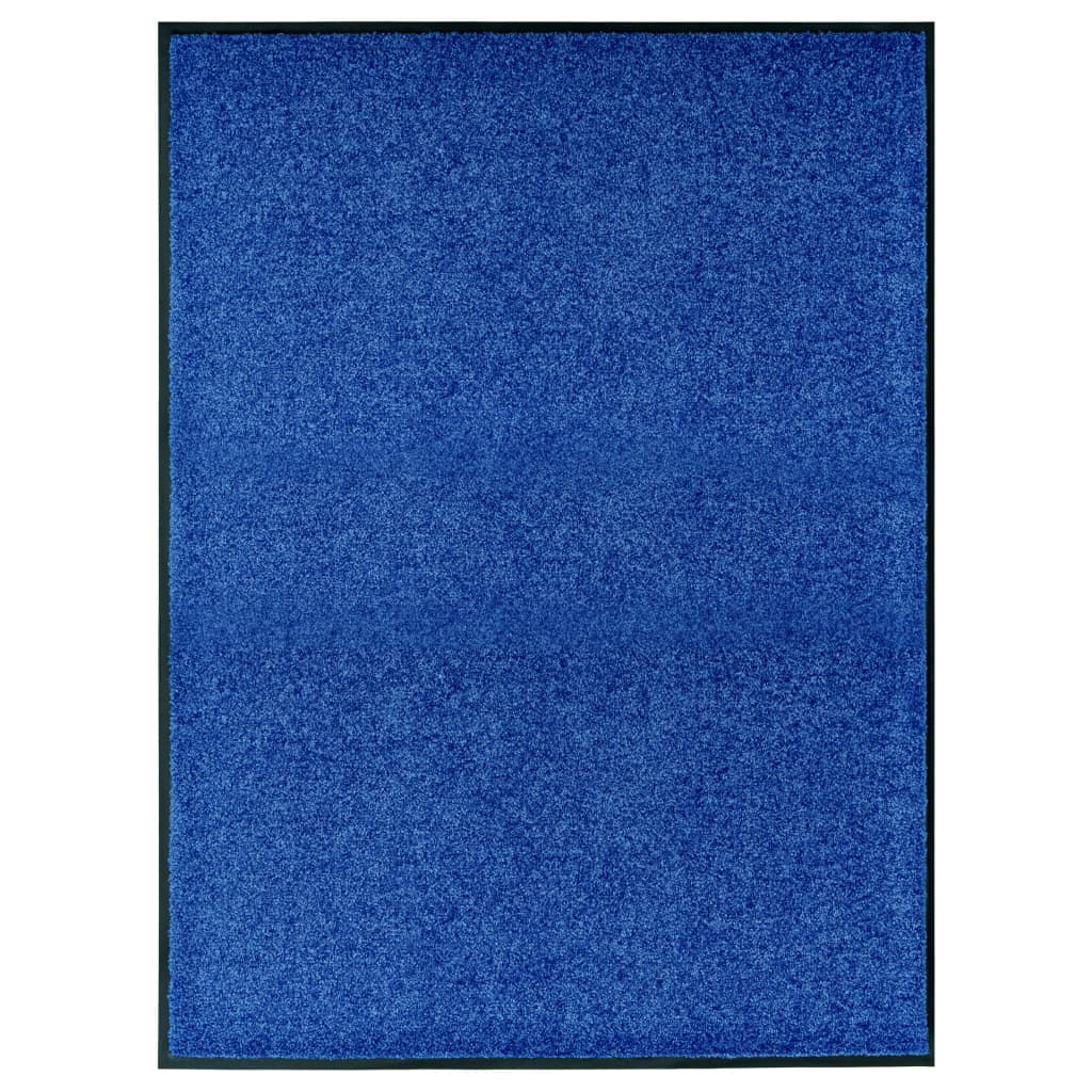 Fußmatte Waschbar Blau 90x120 cm
