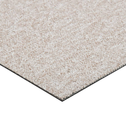 Teppichfliesen 20 Stk. 5 m² 50x50 cm Hellbeige
