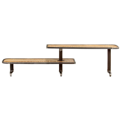 TV-Schrank 160x30x40 cm Massivholz Mango