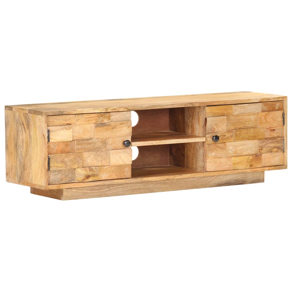 TV-Schrank 116x30x35 cm Mango Massivholz