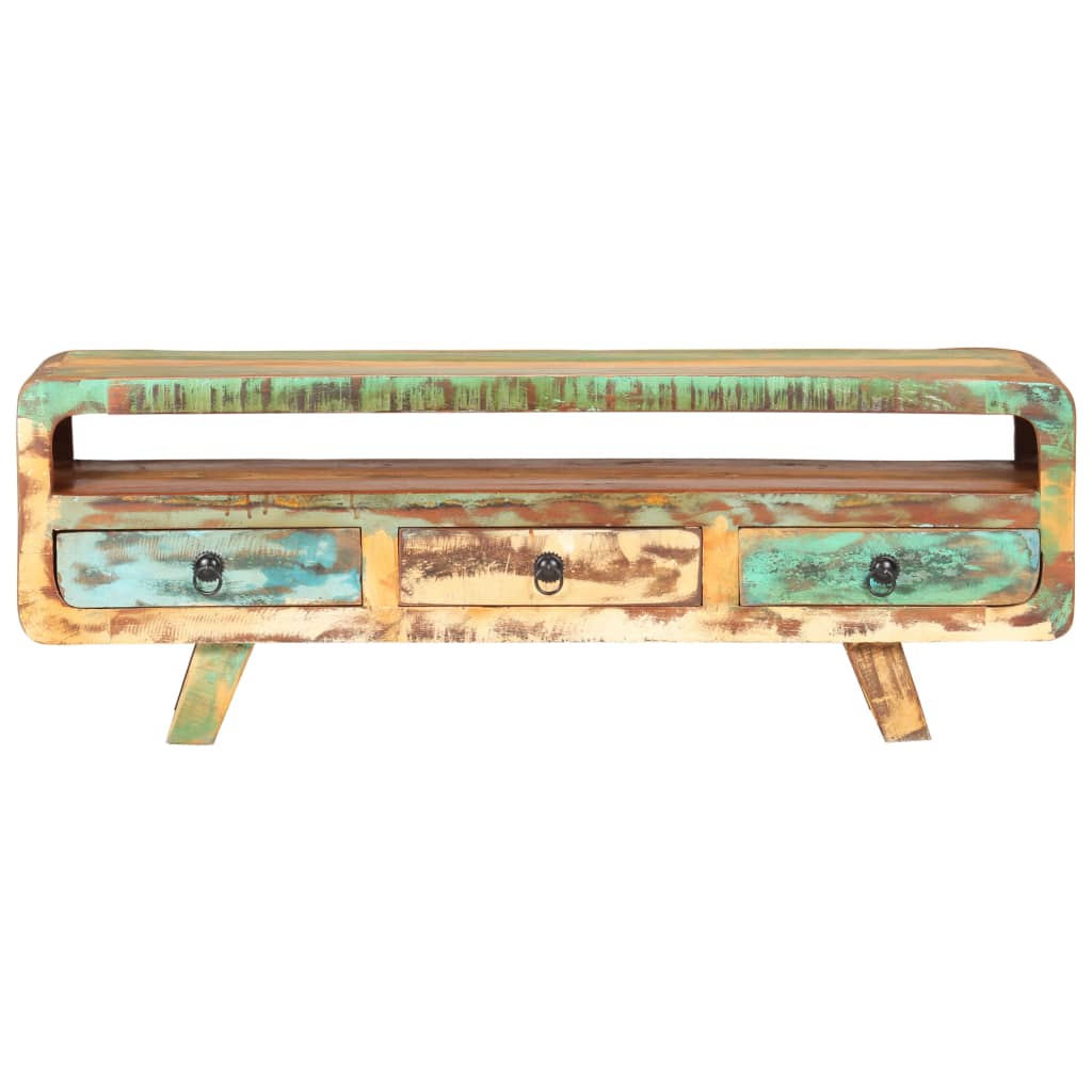 TV-Schrank 117x30x41 cm Altholz Massiv