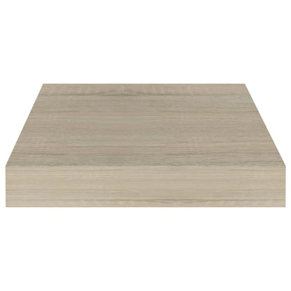 Schwebende Wandregale 4 Stk. Eichefarben 23x23,5x3,8cm MDF