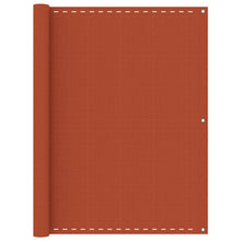 Balkon-Sichtschutz Orange 120x600 cm HDPE