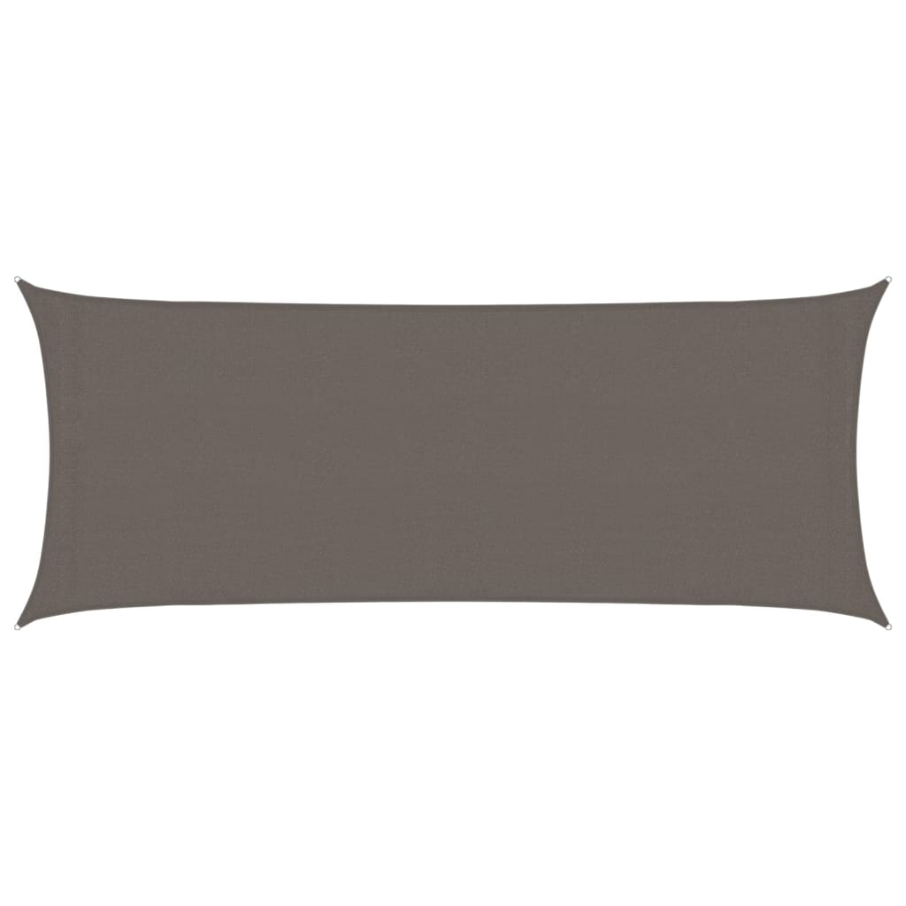 Sonnensegel 160 g/m² Anthrazit 2x5 m HDPE