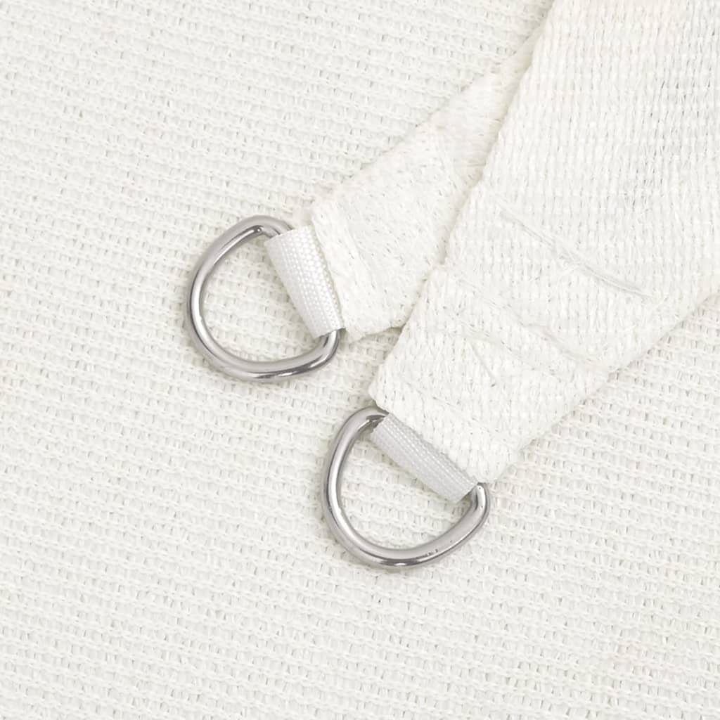 Sonnensegel 160 g/m² Weiß 3x3 m HDPE