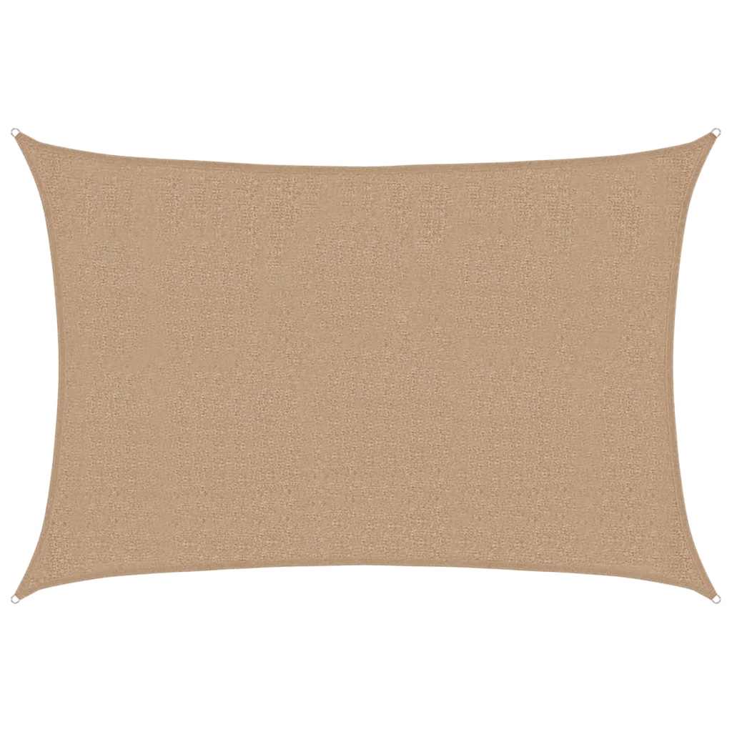 Sonnensegel 160 g/m² Taupe 2,5x3,5 m HDPE
