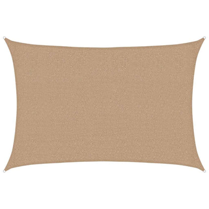 Sonnensegel 160 g/m² Taupe 2,5x3,5 m HDPE