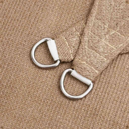 Sonnensegel 160 g/m² Taupe 2,5x3,5 m HDPE