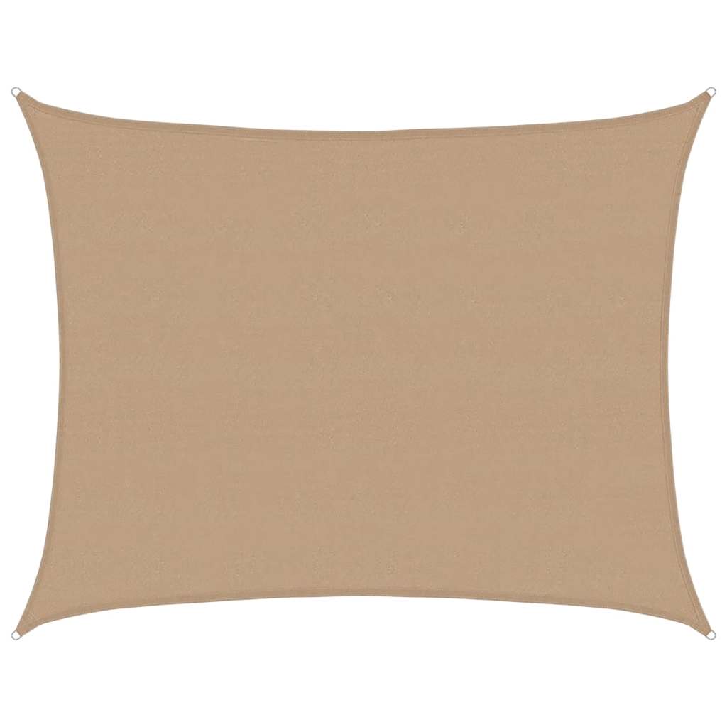 Sonnensegel 160 g/m² Taupe 6x7 m HDPE