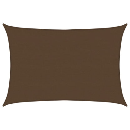Sonnensegel 160 g/m² Braun 5x6 m HDPE