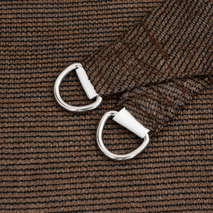 Sonnensegel 160 g/m² Braun 5x6 m HDPE