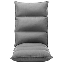 Bodenstuhl Faltbar Hellgrau Stoff