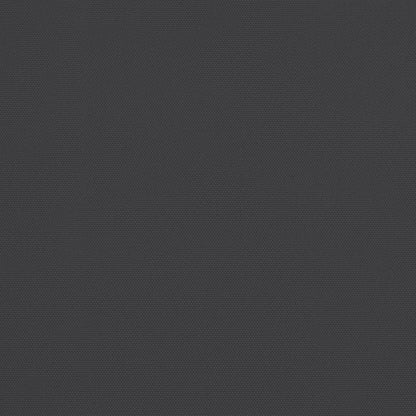 Balkon-Sonnenschirm Alu-Mast Schwarz 270x144x222cm Halbrund