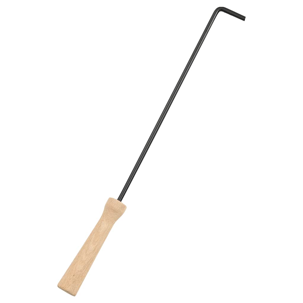 2-in-1 Feuerstelle und Grill mit Schürhaken 56x56x49 cm Stahl