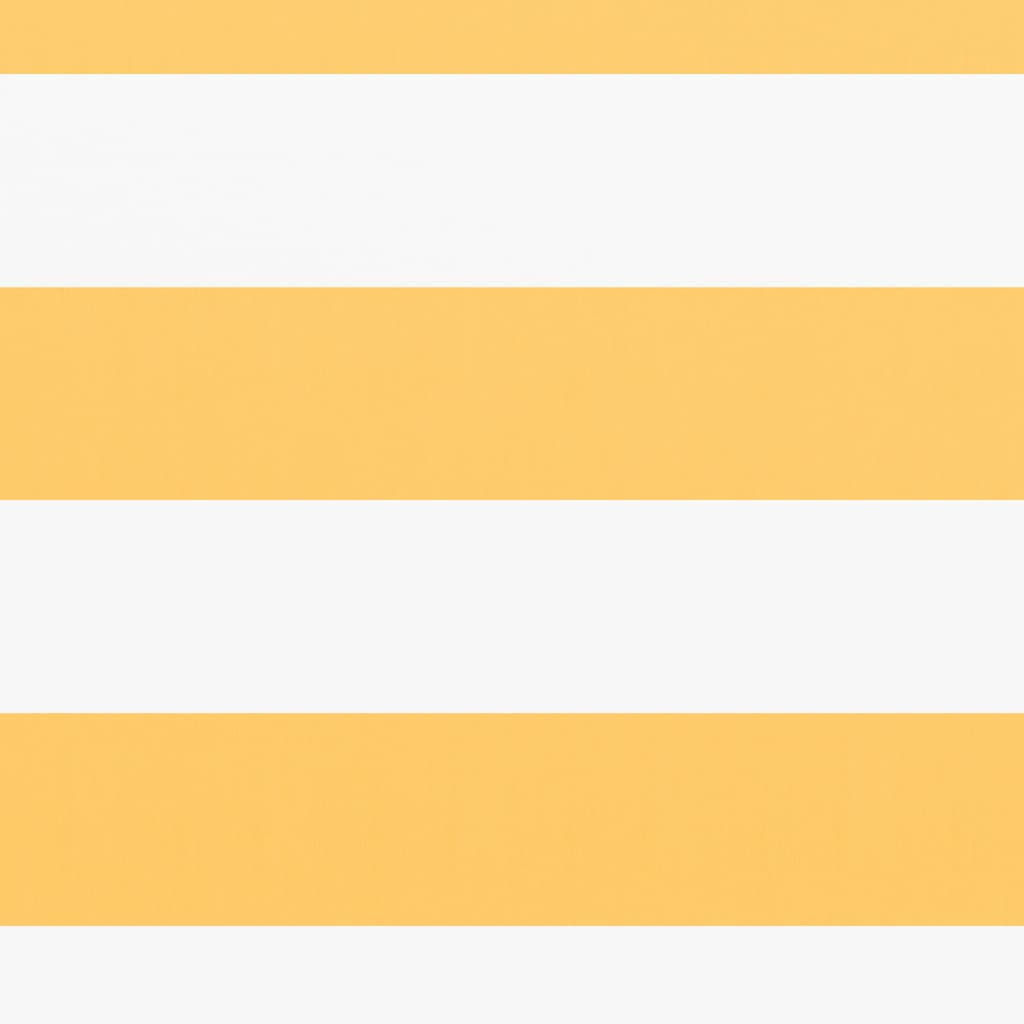 Balkon-Sichtschutz Oxford-Gewebe Weiß Und Gelb 75 x 600 cm