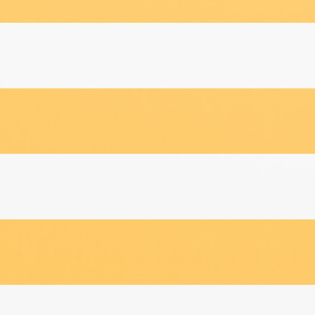 Balkon-Sichtschutz Weiß und Gelb 120x300 cm Oxford-Gewebe