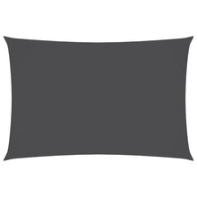 Sonnensegel Oxford-Gewebe Rechteckig 6x8 m Anthrazit