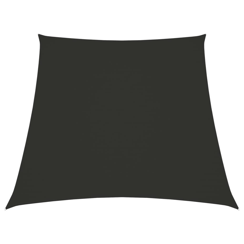 Sonnensegel Oxford-Gewebe Trapezförmig Anthrazit 2/4 x 3 m