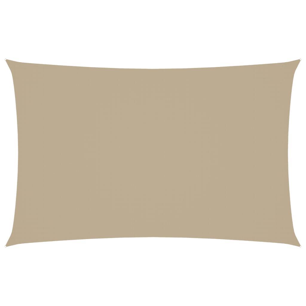 Sonnensegel Oxford-Gewebe Rechteckig 2,5x5 m Beige