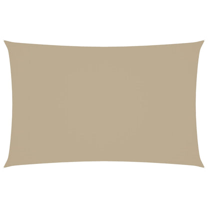 Sonnensegel Oxford-Gewebe Rechteckig 2,5x5 m Beige