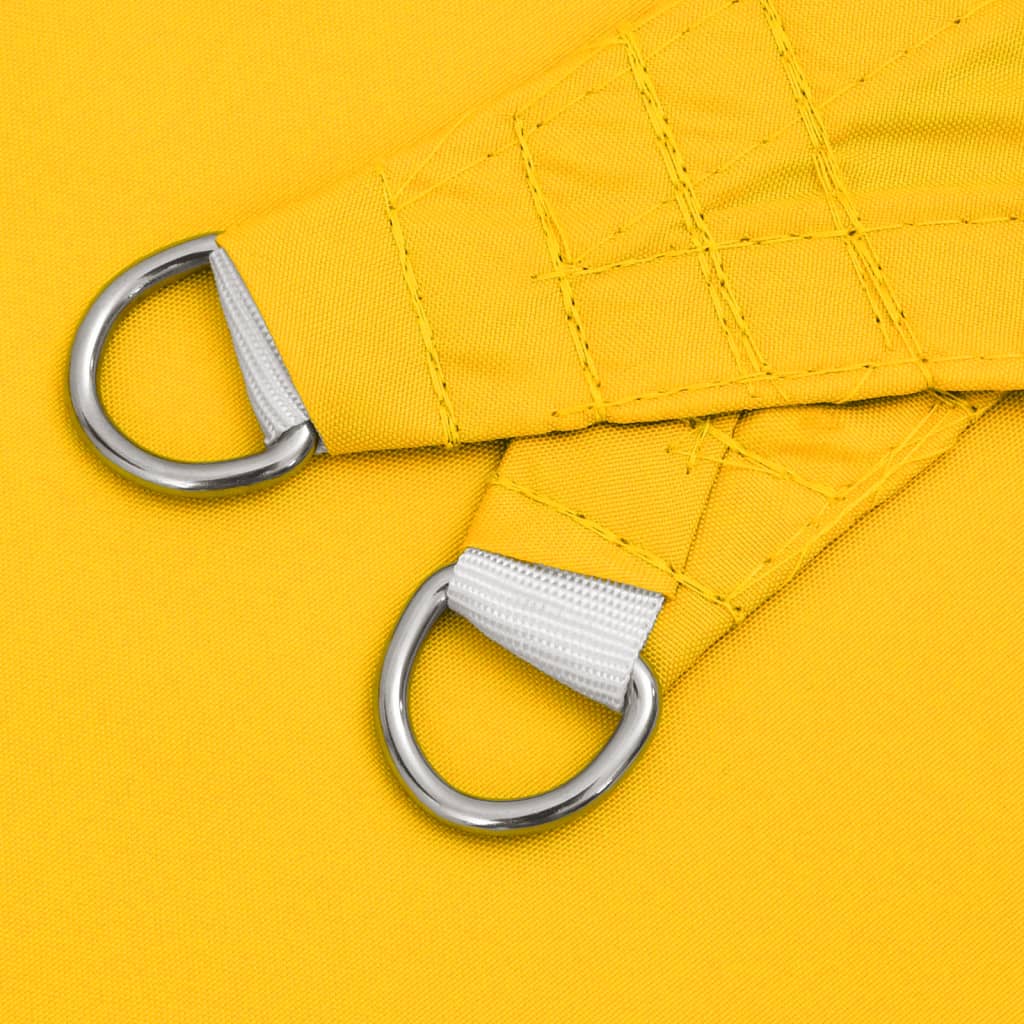 Sonnensegel Oxford-Gewebe Dreieckig Gelb 4 x 4 x 4 m