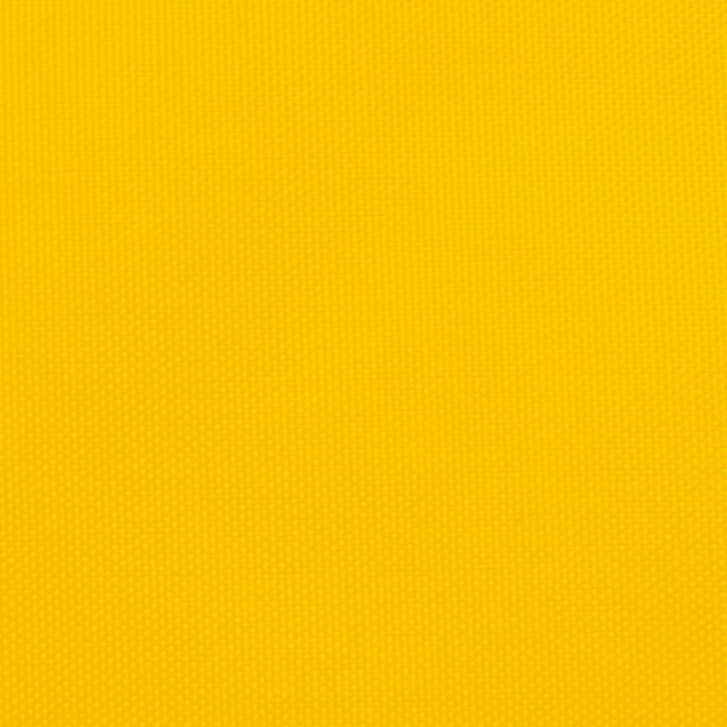Sonnensegel Oxford-Gewebe Dreieckig 4X5X6,4 M Gelb 4 x 5 x 6.4 m