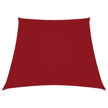 Sonnensegel Oxford-Gewebe Trapezförmig Rot 2/4 x 3 m