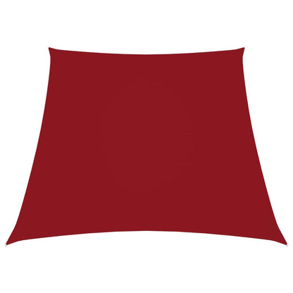 Sonnensegel Oxford-Gewebe Trapezförmig Rot 2/4 x 3 m