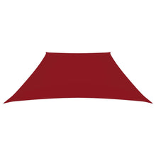 Sonnensegel Oxford-Gewebe Trapezförmig Rot 2/4 x 3 m