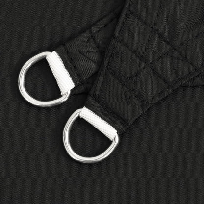 Sonnensegel Oxford-Gewebe Dreieckig Schwarz 5 x 7 x 7 m