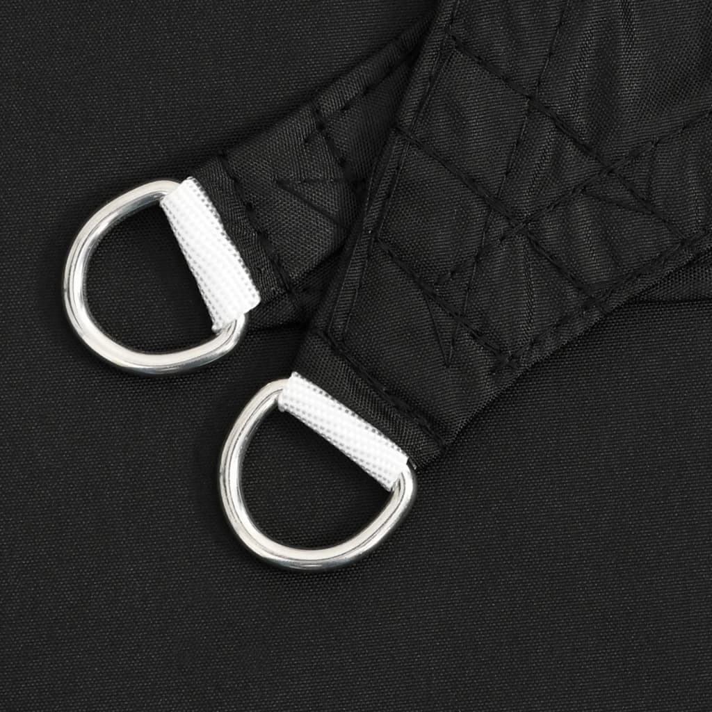 Sonnensegel Oxford-Gewebe Dreieckig Schwarz 6 x 6 x 6 m