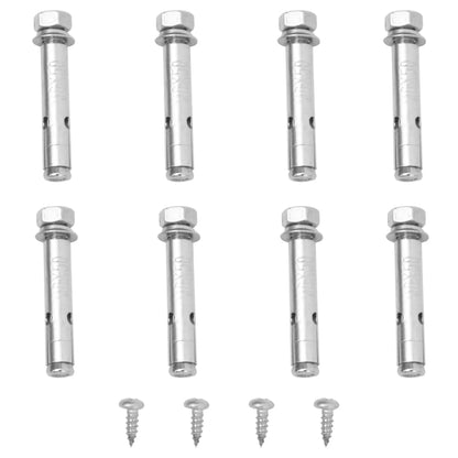 Ausziehbare Seitenmarkise 140x600 cm Schwarz