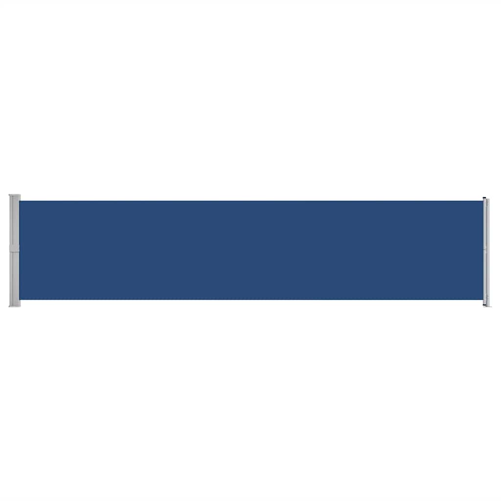 Seitenmarkise Ausziehbar 140x600 cm Blau