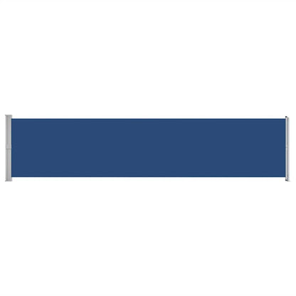 Seitenmarkise Ausziehbar 140x600 cm Blau