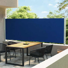 Seitenmarkise Ausziehbar 600x160 cm Blau