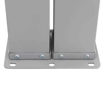 Ausziehbare Seitenmarkise 140x1200 cm Rot