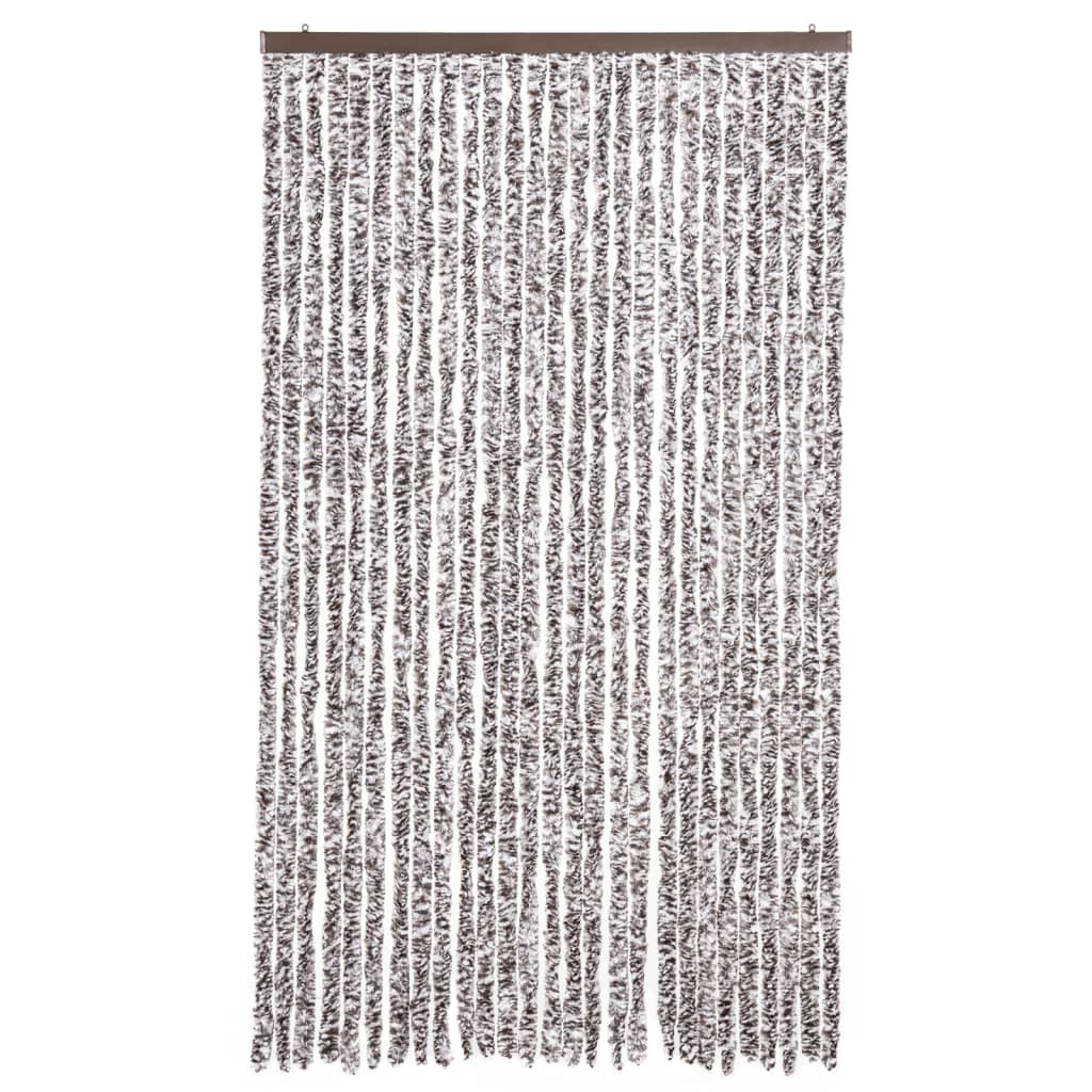 Insektenschutz-Vorhang Braun und Beige 118x220 cm Chenille