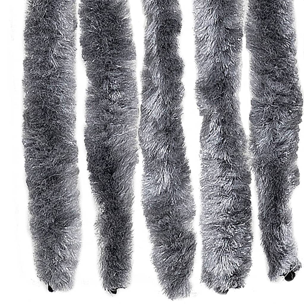 Insektenschutz-Vorhang Silbern 118x220 cm Chenille