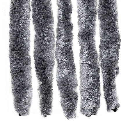 Insektenschutz-Vorhang Silbern 118x220 cm Chenille