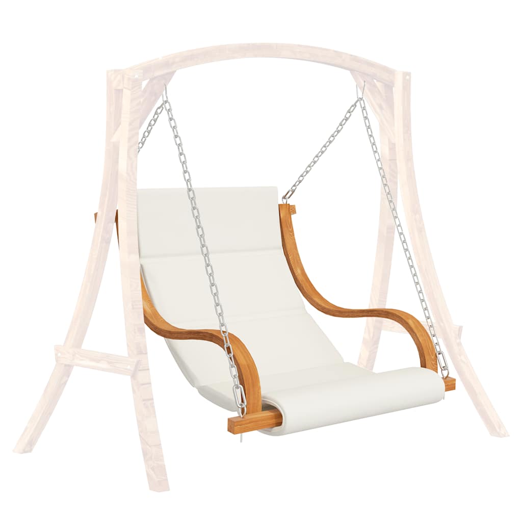 Hängeliege ohne Schaukelgestell mit Kissen Bugholz