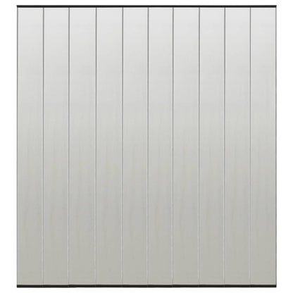 Insektenschutz für Türen 10-tlg. Netzvorhang Schwarz 240x240 cm