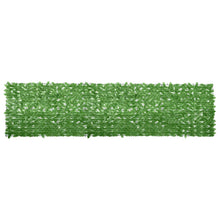 Balkon-Sichtschutz mit Grünen Blättern 400x100 cm