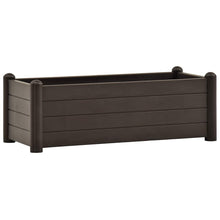 Garten-Hochbeet PP Mokka 100x43x35 cm
