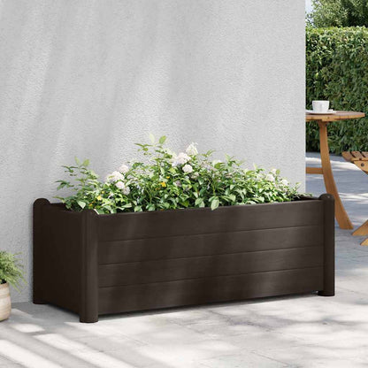 Garten-Hochbeet PP Mokka 100x43x35 cm